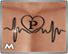 P pulse tattoo