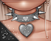 !S Spike Collar Grey