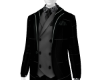 Black and white suit