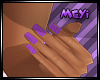 M~ Kids Purple Nails