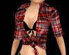 [ML]Plaid Top Red