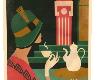 Art Deco Cafe Poster