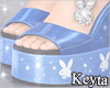 Bunny Satin Platforms