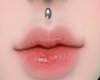R | Lip piercing silver