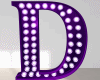 Anim Purple Letter D