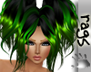 Hair | Toxic Green Ptail