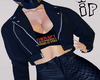 IP Blue  Biker Jacket F