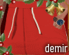 [D] Christmas red jogger