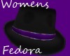 Purple Paisley Fedora