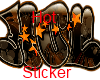 Hot sticker