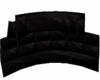 Black satin Couch
