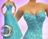 Iridescent Aqua Gown