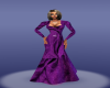 Purple Flared Dress