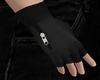 BLACK TEXTURED GLOVES