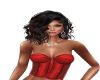 Sony Red Corset Top