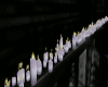 CANDLES IN A ROW-SILVER