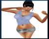 [LM]Little Lace Tank-Blu