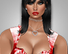 Corset Red/Whi Faded Fit