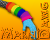 Rainbow Arm Warmers