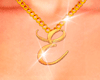 Necklace Letter E Female