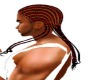 black&red cornrows