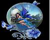 Blue fairy sticker