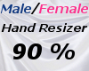 Male/Fem Hand Scaler 90%