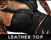 - leather vest top -