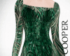 !A Green evening dress