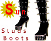 spiked boots W