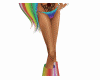 [cmc]rave rainbow bikini