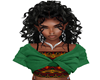 Tied Sweater Crop-Green