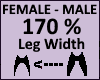 Leg Thigh Scaler 170%