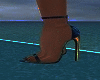 Ocean blue heels