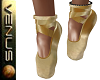 ~V~Ballet Shoes  Gold