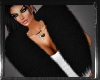 -pr- black fur scarve.