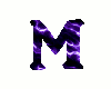 Animated purple M seat