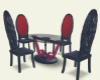 gothic table&chairs 4-4