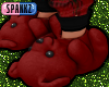 !!S Bear Slippers Red