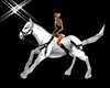 (A) WHITE  RIDING  HORSE
