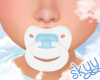 White and Blue Paci M