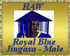 Royal Blue Jingasa - M
