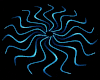 Neon Spiral Floor Light