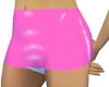 (G) Latex Miniskirt Pink