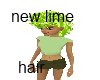 (Asli) lime green hair