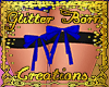 !i! Garters - Blue