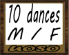 10 Dances .. M/F