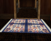 Blue  Western rug