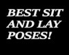 BEST SIT AND LAY POSES!!