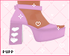 𝓟. Pur. Heart Shoes 1